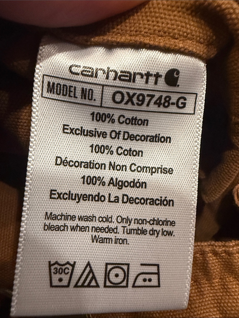Carhartt girls overalls shorts size 18 months. - Picture 7 of 7